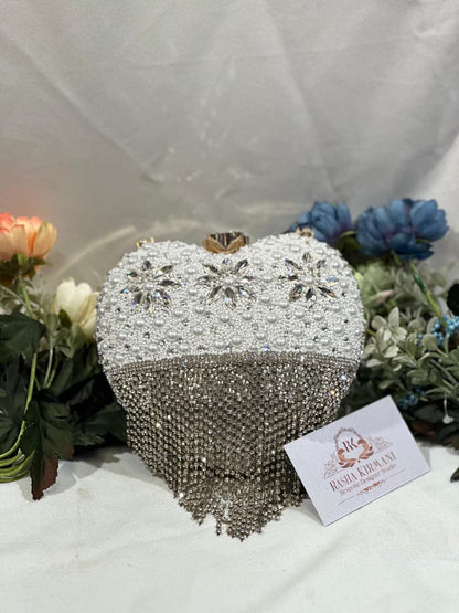 Luxury Embellished Bridal Clutch Bags for Women | Wedding Party Potli & Crystal Evening Clutch Collection