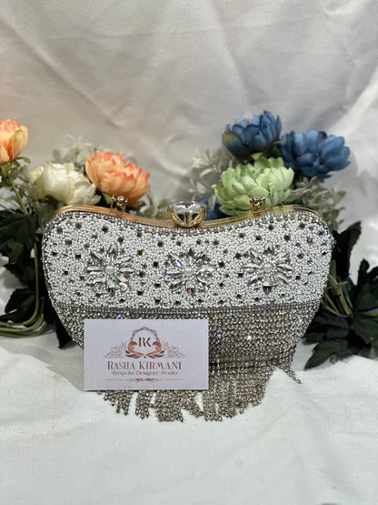 Luxury Embellished Bridal Clutch Bags for Women | Wedding Party Potli & Crystal Evening Clutch Collection