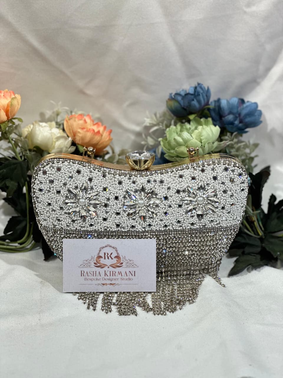 Luxury Embellished Bridal Clutch Bags for Women | Wedding Party Potli & Crystal Evening Clutch Collection