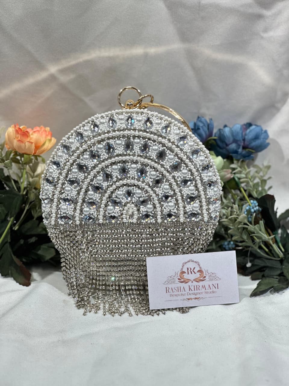 Luxury Embellished Bridal Clutch Bags for Women | Wedding Party Potli & Crystal Evening Clutch Collection