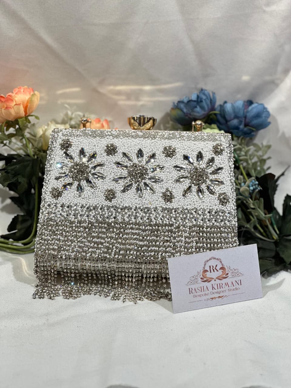 Luxury Embellished Bridal Clutch Bags for Women | Wedding Party Potli & Crystal Evening Clutch Collection