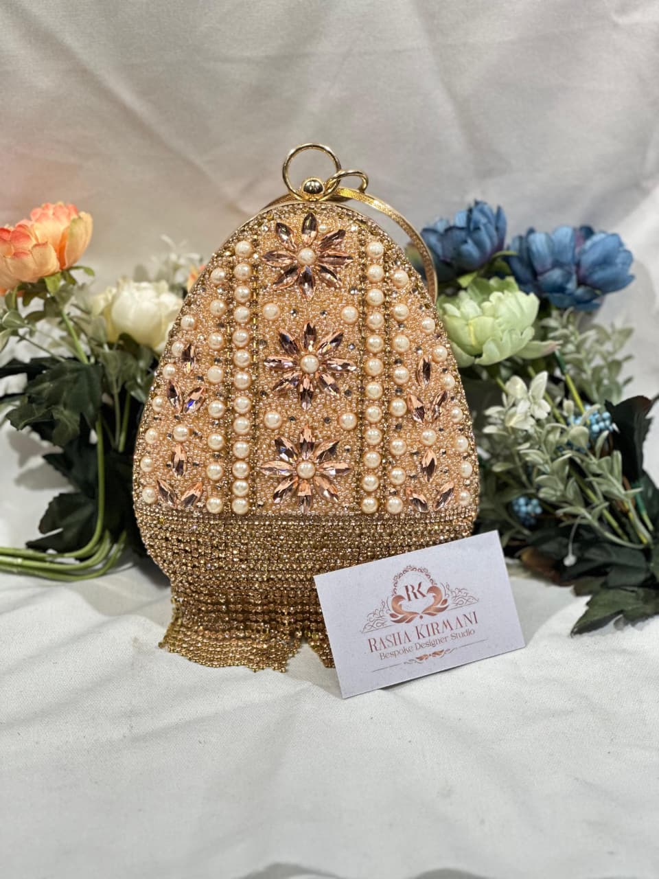 Luxury Embellished Bridal Clutch Bags for Women | Wedding Party Potli & Crystal Evening Clutch Collection
