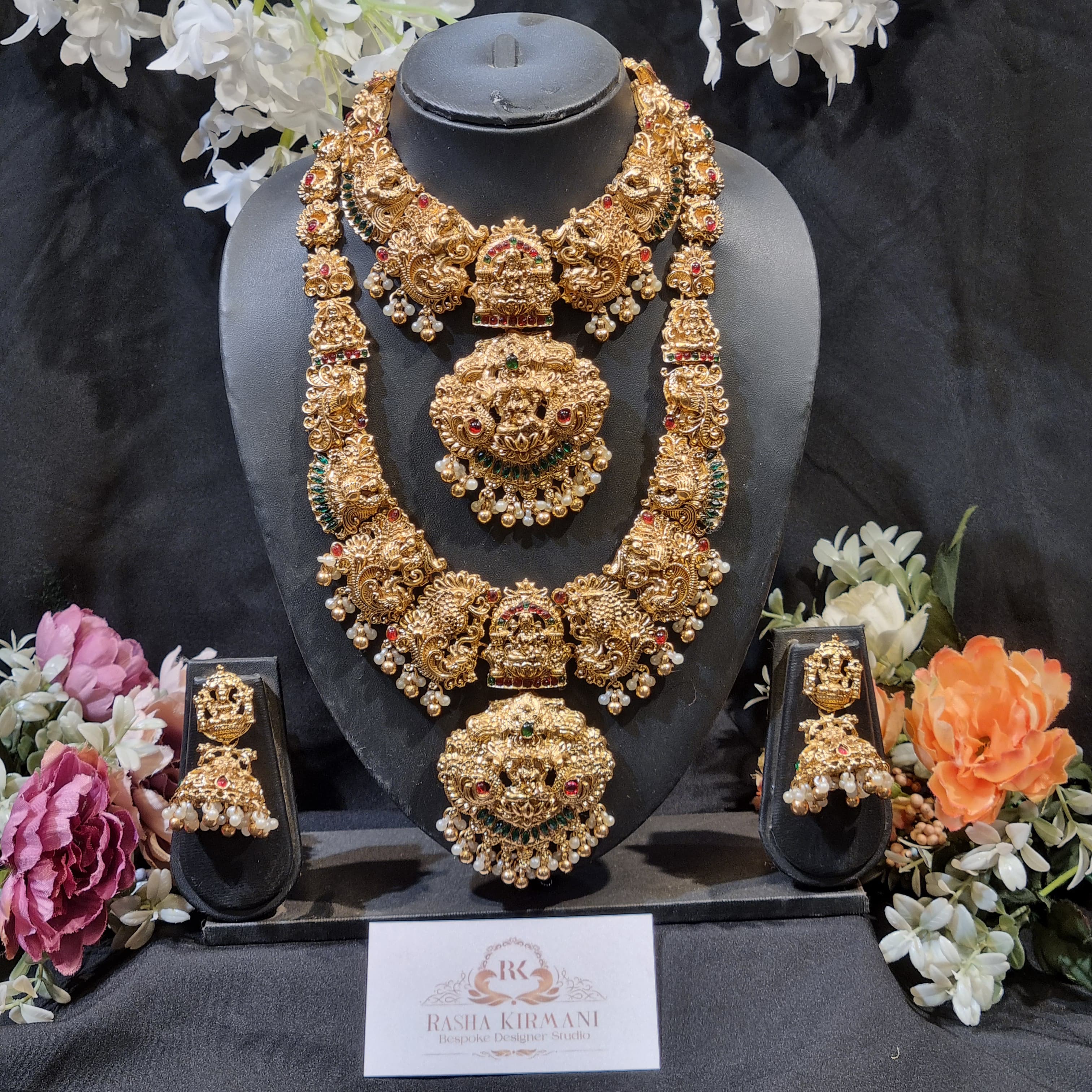 Designer Bridal Necklace Set Combo (18 Styles) – Heavy Wedding Haar Collection for Women